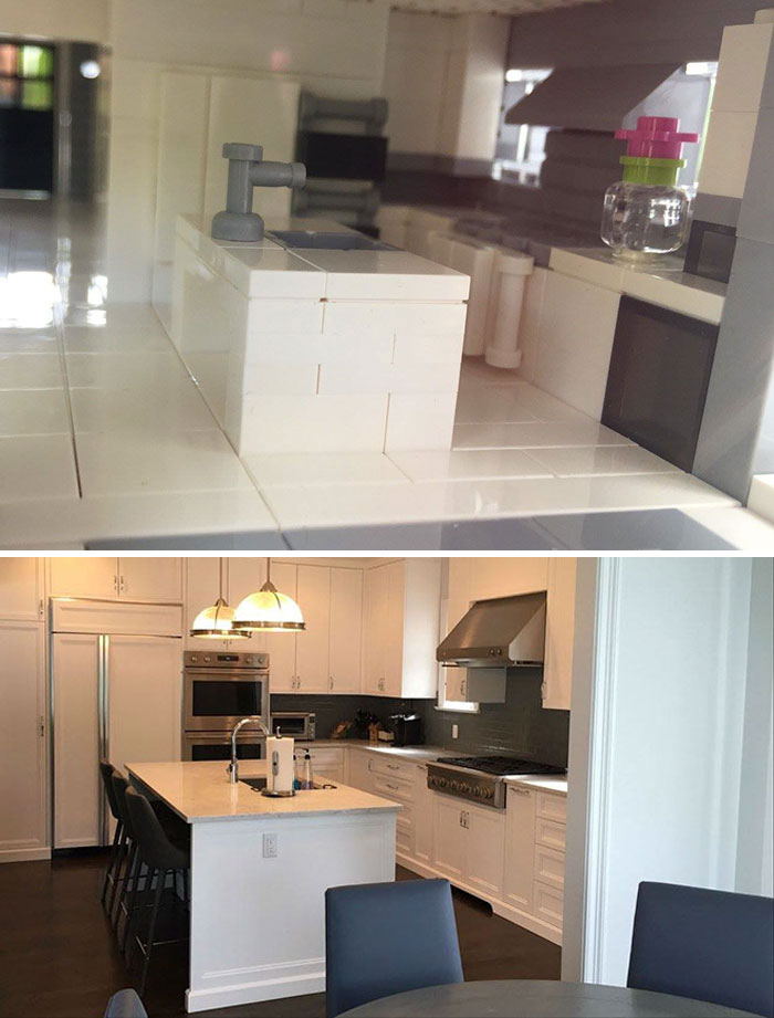 Rumah Asli VS Rumah Lego